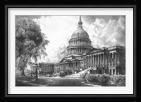 US Capitol Building (digitally restored) Fine Art Print