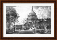 US Capitol Building (digitally restored) Fine Art Print