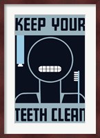 Keep Your Teeth Clean Fine Art Print