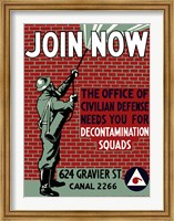 Decontamination Squads - Join Now Fine Art Print