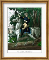 General Andrew Jackson on Horseback (color) Fine Art Print