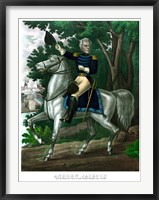General Andrew Jackson on Horseback (color) Fine Art Print
