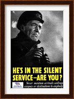 He's In The Silent Service - Are You? Fine Art Print