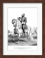 President James Garfield on Horseback Fine Art Print