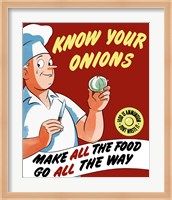Know Your Onions Fine Art Print