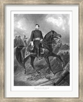 Union General George McClellan on Horseback Fine Art Print