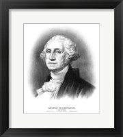 Bust of President George Washington Fine Art Print