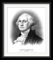 Bust of President George Washington Fine Art Print