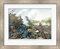 Battle of Franklin (vintage Civil War) Fine Art Print