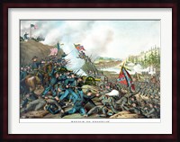 Battle of Franklin (vintage Civil War) Fine Art Print