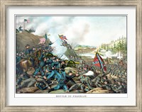 Battle of Franklin (vintage Civil War) Fine Art Print