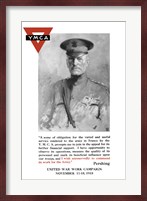General John Pershing, YMCA Fine Art Print