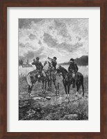 Three Civil War Soldiers onHorseback Fine Art Print