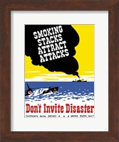 Smoking Stacks Attract Attacks Fine Art Print