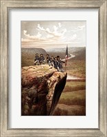 Union Soldiers on the Summit of Lookout Mountain Fine Art Print