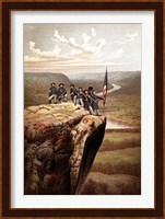 Union Soldiers on the Summit of Lookout Mountain Fine Art Print