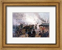 Battle of Cherbourg Fine Art Print