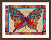 Mosaic Butterfly Fine Art Print