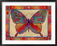 Mosaic Butterfly Fine Art Print