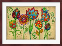 Mosaic Flowers-Spring Fine Art Print