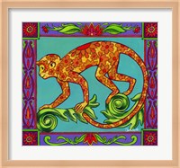 Mosaic Monkey Fine Art Print