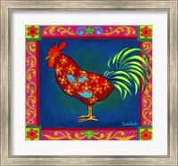 Mosaic Rooster Fine Art Print