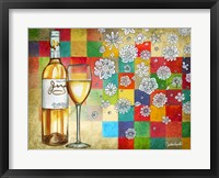 Wine With White Squares Fine Art Print