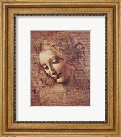 Head of a Young Woman with Tousled Hair Fine Art Print