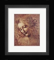 Head of a Young Woman with Tousled Hair Fine Art Print
