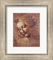 Head of a Young Woman with Tousled Hair Fine Art Print