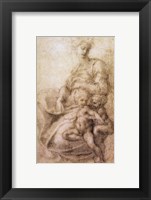 The Virgin and Child with the infant Baptist, c.1530 Fine Art Print
