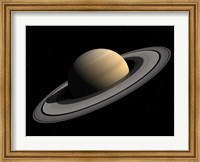 Artist's concept of Saturn Fine Art Print