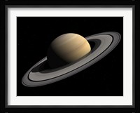 Artist's concept of Saturn Fine Art Print