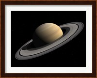 Artist's concept of Saturn Fine Art Print