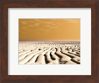 A Spring Sunrise Over the Surface of Mars' South Pole Fine Art Print