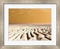 A Spring Sunrise Over the Surface of Mars' South Pole Fine Art Print