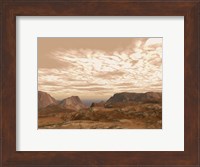 Artist's Concept from Atop Olympus Mons on the Planet Mars Fine Art Print