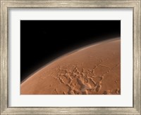 Mars' Valles Marineris is Host to the Largest Canyons in the Solar System Fine Art Print