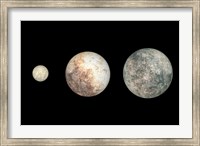 Dwarf Planets Ceres, Pluto, and Eris Fine Art Print