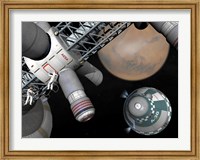 Artist's Concept of a Future Space Exploration Mission Fine Art Print