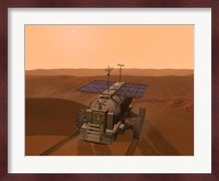 Artist's Concept of a Martian Rover Fine Art Print