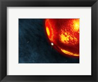 Artist's Concept of an Early Earth Impact Fine Art Print