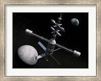 Artist's Concept of a Lunar Cycler Fine Art Print