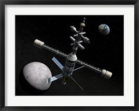 Artist's Concept of a Lunar Cycler Fine Art Print