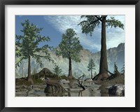 The First Trees Begin to Populate Earth near the end of the Devonian Period Fine Art Print