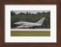 Eurofighter Typhoon of the German Air Force Taking Off Fine Art Print