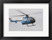 A Bolkow Bo-105 Liaison Helicopter of the German Army Fine Art Print