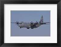 A C-130J Super Hercules of the 317th Airlift Group in Flight Over Germany Fine Art Print