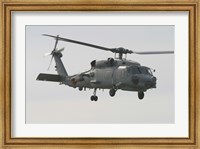 An SH-60B Seahawk of the Spanish Navy in Flight Over Rota, Spain Fine Art Print