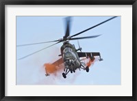 Czech Air Force Mi-35 Hind Helicopter Fine Art Print